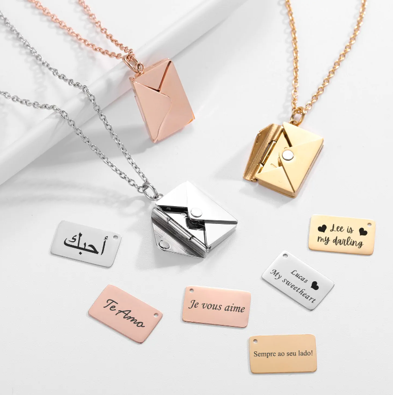Necklace : Ketting Zilver Rose Gold - Accessoire in van Pantino