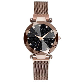 watches : CosmicWatch - Zwart - Horloge in Bruin van Pantino