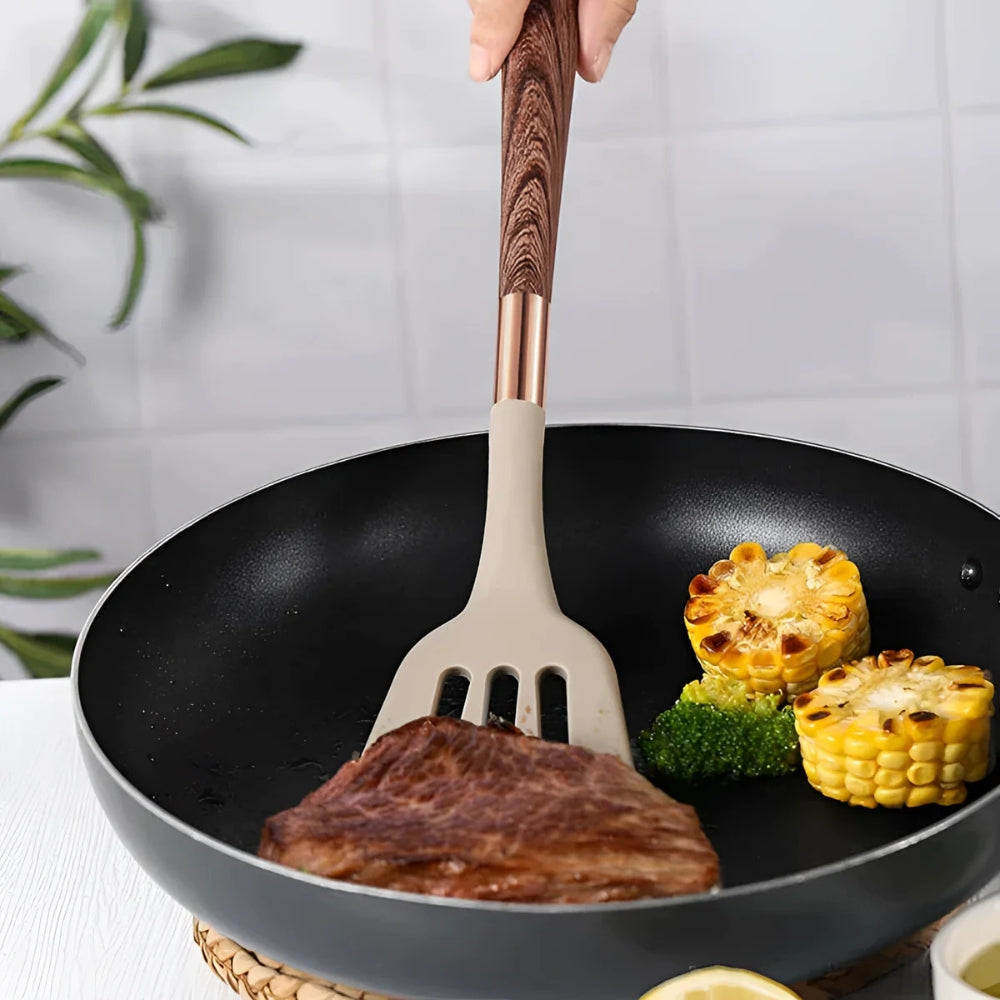 Cooking Utensils : Kookgerei Set Siliconen 10-Delig - Hittebestendig Ergonomisch Handvat Keuken in van Casa & Beyond