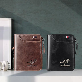 bags : Rfid Safety Wallet - Een Compacte en Veilige Portefeuille - Khaki in van Pantino