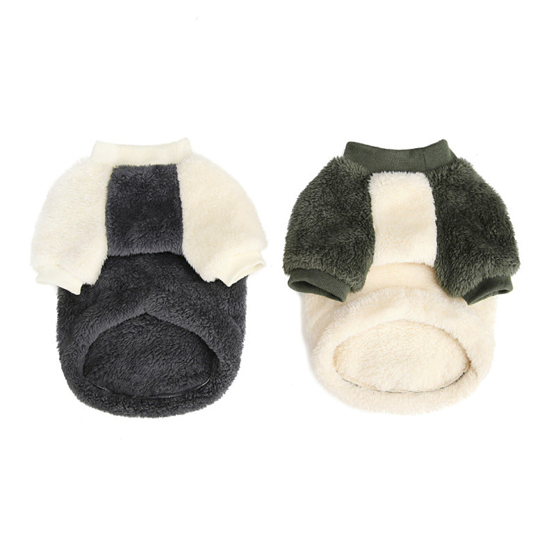 pets : Fleece-Gevoerde Omkeerbare Jas voor Honden - Donkergrijs in van Pantino