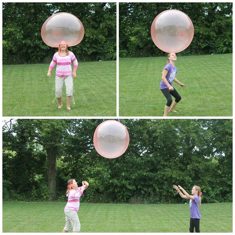 outdoor equipment : Scheurbestendige Opblaasbare Bubble Ball - Langdurig Plezier voor Alle Leeftijden - Roze in van Pantino