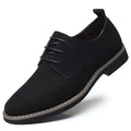 Schoenen Heren Zwart - Suède Leren Veterschoenen Casual Donkerbruin