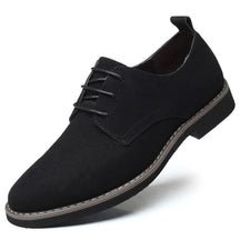 Loafers : Schoenen Heren Zwart - Suède Leren Veterschoenen Casual Donkerbruin in Zwart van Pantino