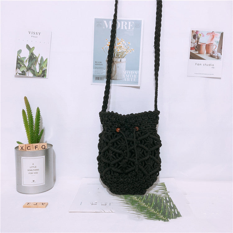 bags : Vakantie Rieten Tas -Zand & Stijl - Wit in van Pantino