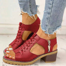 Sneakers : Sneakers Dames Bruin - Stijlvolle - Perfecte Schoenen voor een Trendy en Comfortabele Uiterlijk in Rood van Pantino
