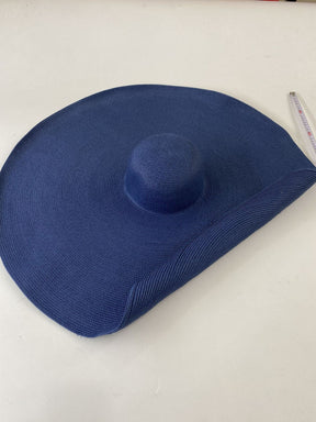 Sun Hat : Gele Dames Stro Zonnehoed met Brede Rand – Stijlvol & Beschermend voor Zomer & Strand in Blauw One size van Pantino
