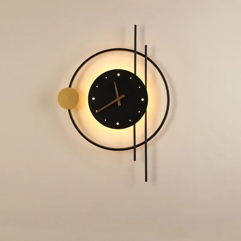 home & garden : Zeitkunst Wandklok - Chic Horloge met Licht - Perfect voor een Verfijnde en Praktische Interieur in van Pantino