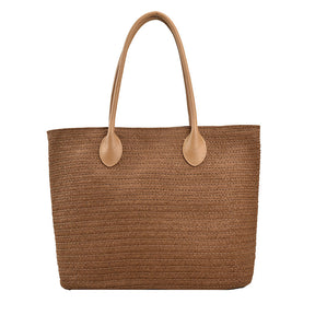 bags : Groene Geweven Strandtas met Handvatten - Perfect voor Zomer & Vakantie in van Pantino