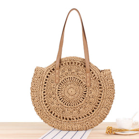 bags : Stro Handtas Zomer Strand - Beige in van Pantino