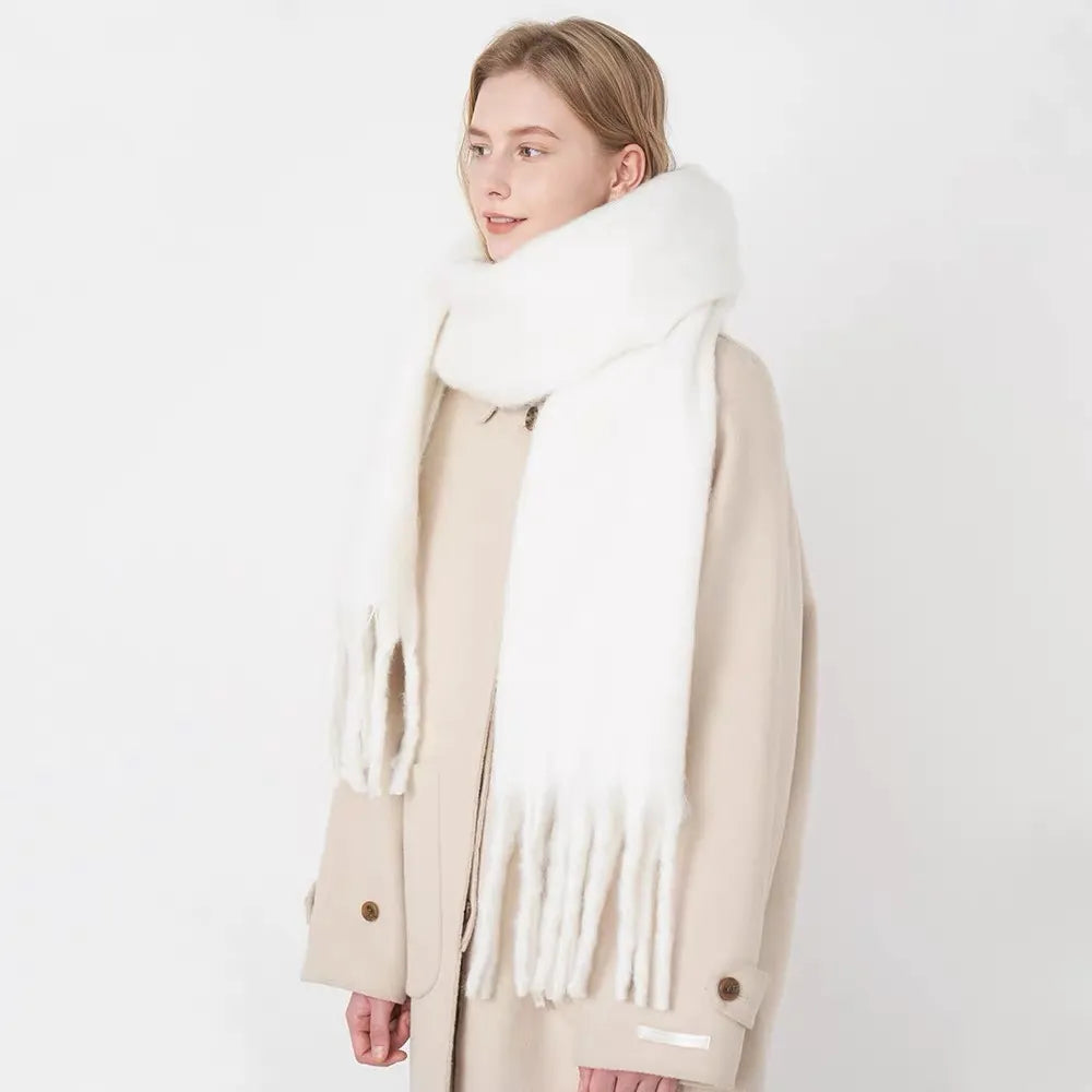 Scarf : Sjaal Beige - Luxe Kasjmier in van Pantino