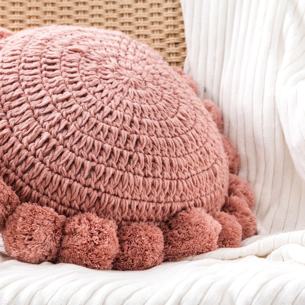 home & garden : Decoratief Kussen Roze - Cozy Leuke Huisdecoratie - Pluche in van Pantino
