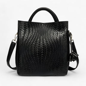 bags : Leren Tas van Luxe Krachtleer - Elegant en Duurzaam - Zwart in van Pantino