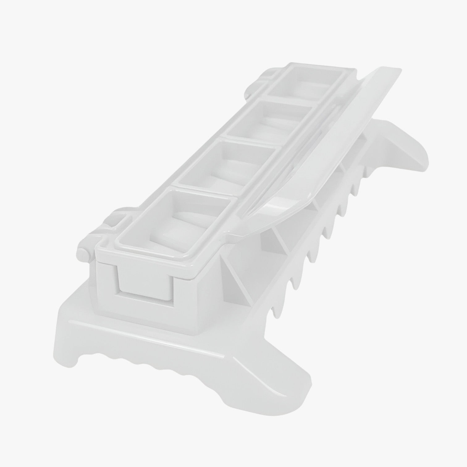 outdoor equipment : Kebabmaker voor BBQ - Snelle en Gemakkelijke Perfecte Spiesjes - Grijs in Wit van Pantino