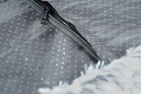 pets : Orthopedisch Pluche Hondenbed in Grijs in van Pantino