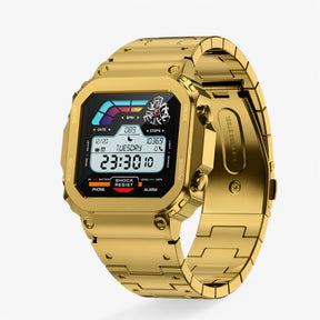 watches : Smartwatch Aw38 Gouden Roze - Hoogwaardige Premium in AW39 gouden van Pantino