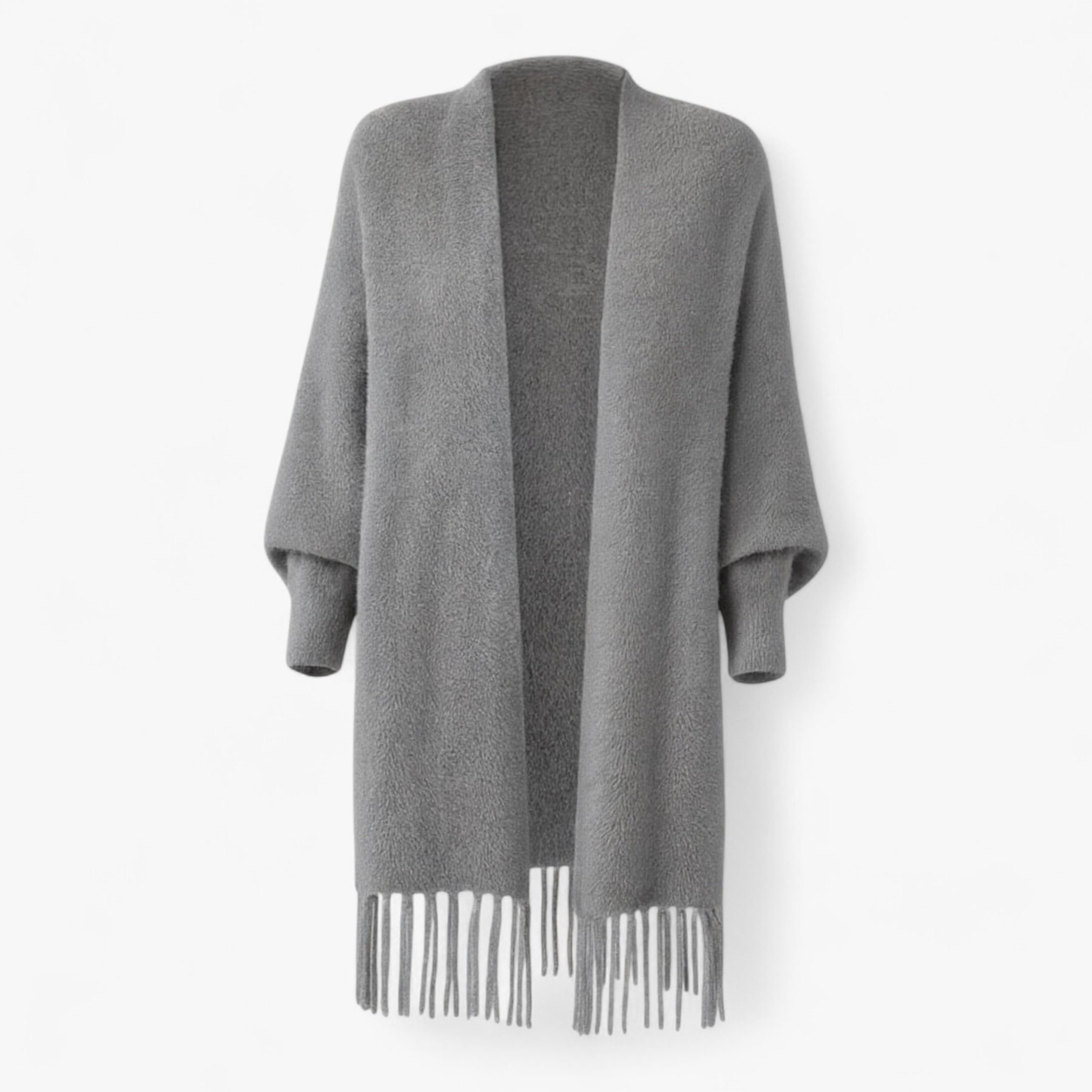 Clothes : Jas Dames Grijs - Elegant Minimalistisch Jasje in Grijs van Pantino