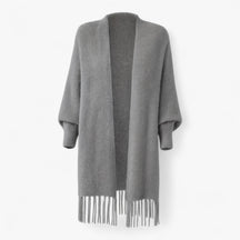 Clothes : Jas Dames Grijs - Elegant Minimalistisch Jasje in Grijs van Pantino