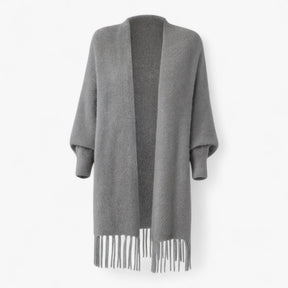 Clothes : Jas Dames Grijs - Elegant Minimalistisch Jasje in Grijs van Pantino