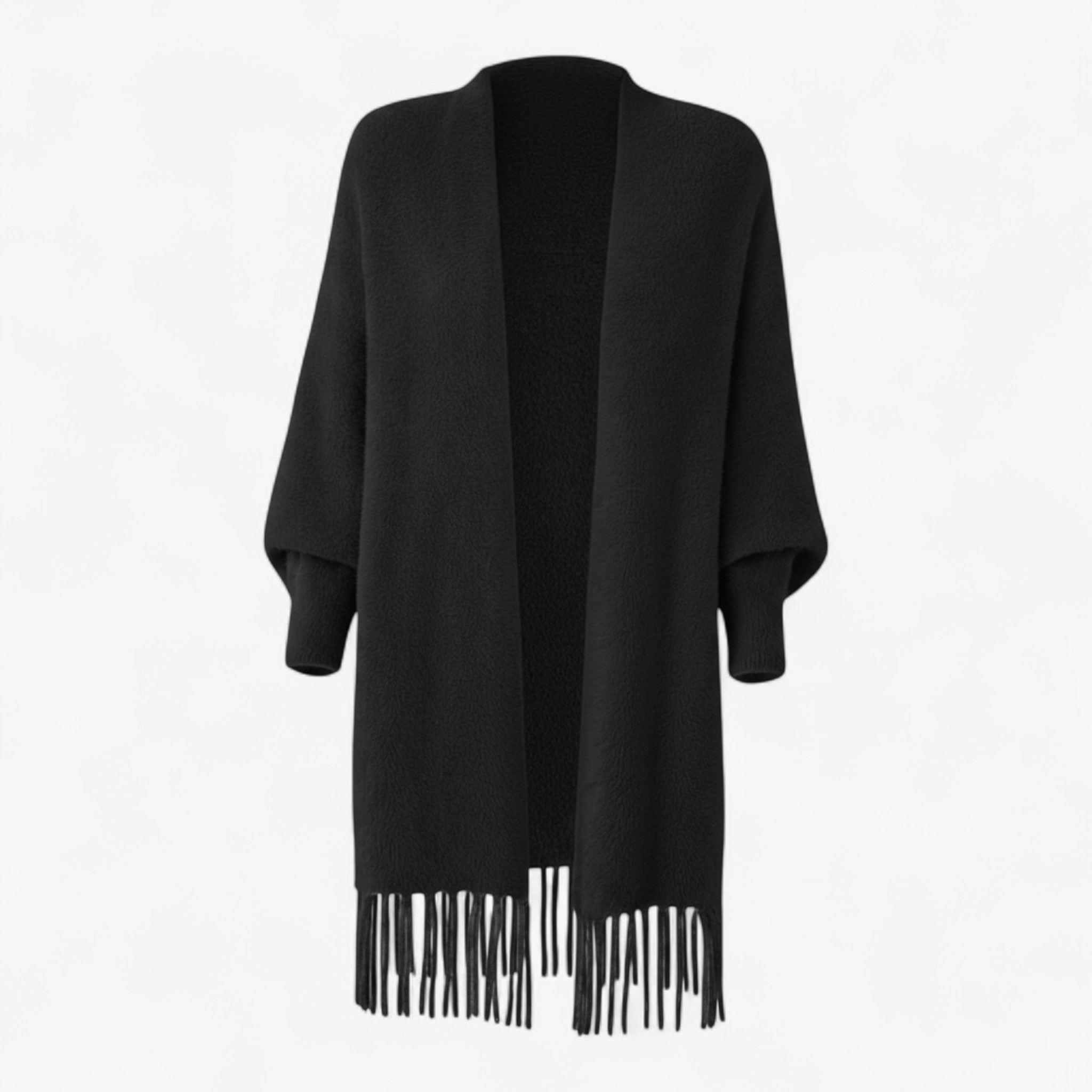Clothes : Jas Dames Grijs - Elegant Minimalistisch Jasje in Zwart van Pantino