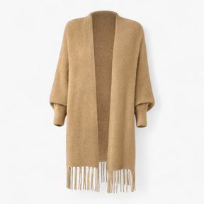 Clothes : Jas Dames Grijs - Elegant Minimalistisch Jasje in Khaki van Pantino