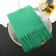 Scarf : Sjaal Beige - Luxe Kasjmier in Groen van Pantino