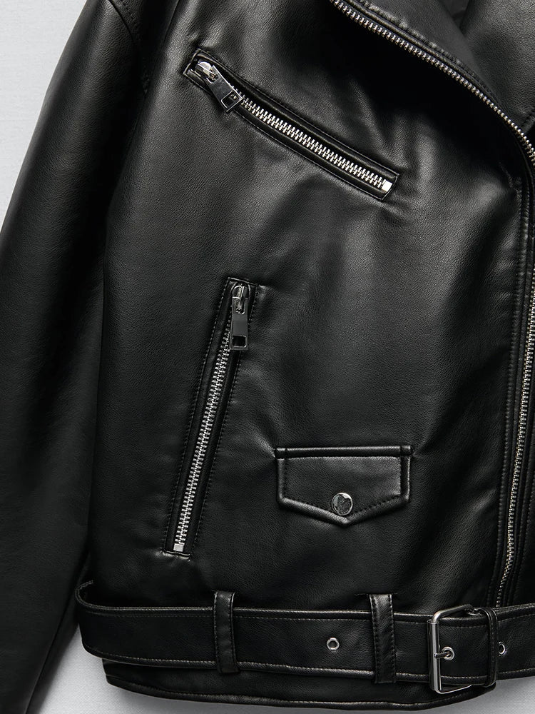 Jacket : Jas Heren Zwart - Veganistisch Leren Jasje in van Pantino
