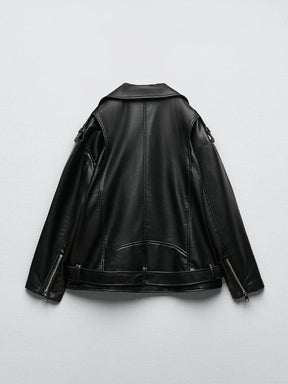 Jacket : Jas Heren Zwart - Veganistisch Leren Jasje in van Pantino