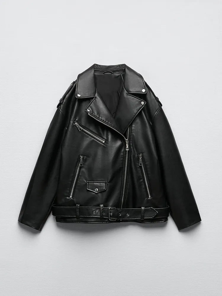Jacket : Jas Heren Zwart - Veganistisch Leren Jasje in Zwart van Pantino