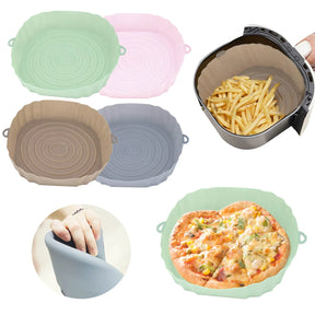 home & garden : Siliconen Airfryer Vorm Bruin - Herbruikbaar Vaatwasser Veilig - Siliconen in van Pantino