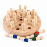 Wooden Memory Chess Game