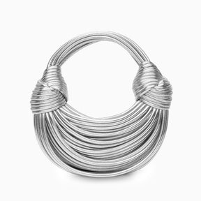 bags : Handtas Dames Goud - Exclusieve Elegante in Zilver van Pantino