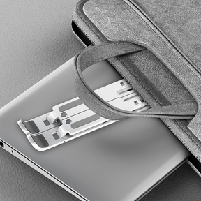 Laptop Stand : LaptopHolder - Laptop Houder voor Laptop Accessoires - Zilver in van Pantino