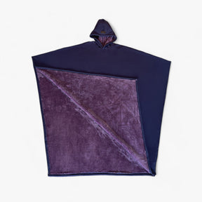 Poncho : Cap Unisex Rozenkwarts - Fleece Poncho met Capuchon - Ultiem Comfort en Stijl in Arcane van Pantino
