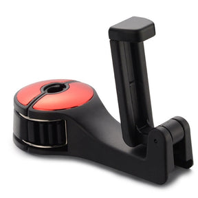 Car Organizer Hanger : Auto Organizer Hangers Zilver - Multifunctionele Achterbank Opslag - Metaal in Rood van Pantino