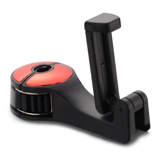 Car Organizer Hanger : Auto Organizer Hangers Zilver - Multifunctionele Achterbank Opslag - Metaal in Rood van Pantino