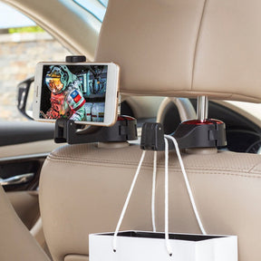Car Organizer Hanger : Auto Organizer Hangers Zilver - Multifunctionele Achterbank Opslag - Metaal in van Pantino