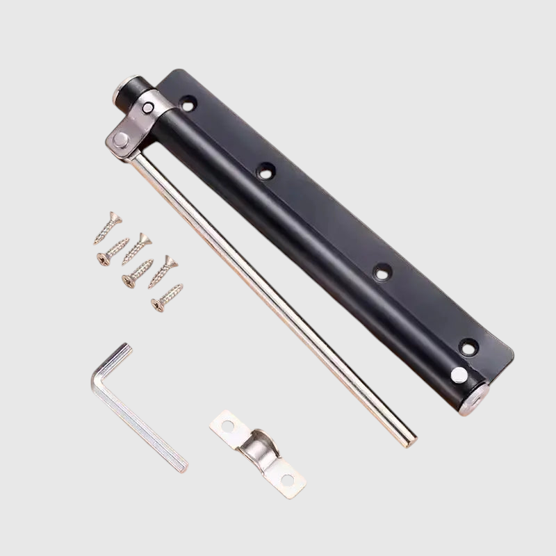 Home Improvement > Hardware > Door Hardware > Door Closers : Deursluiter voor Binnendeuren - Hydraulisch, Zilver-Zwart in Zwart van Thomler