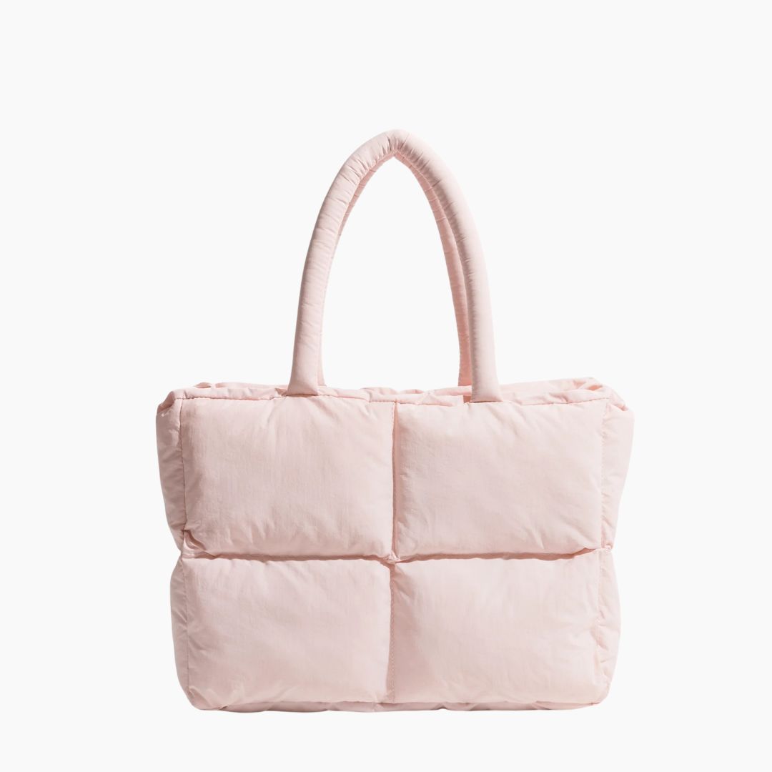 bags : Schoudertas Bruin - S.f.y. - Puffer in Roze van Pantino