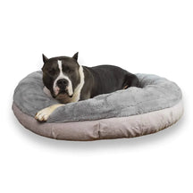 pets : Orthopedisch Donzige Grijze Hondenbed - Grijs in Grijs van Pantino