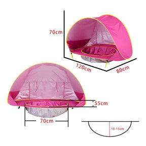 outdoor equipment : ZonSafe - Babystrandtent - Draagbare Schaduw en UV-Bescherming in van Pantino