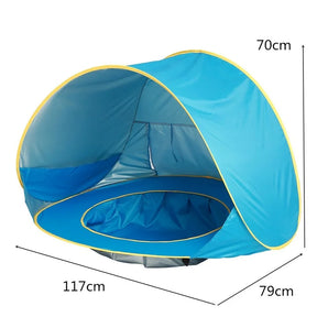outdoor equipment : ZonSafe - Babystrandtent - Draagbare Schaduw en UV-Bescherming in van Pantino