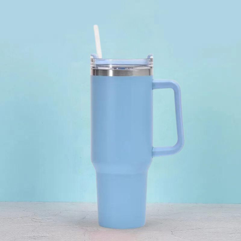outdoor equipment : HeatGuard - De Beste Thermofles die Jij Ooit Zult Hebben - Donker Blauw in Baby blauw 1200ML van Pantino