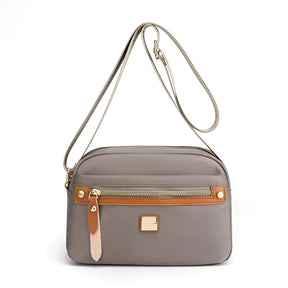 bags : Schoudertas Donkerrood - Slanke Effen Kleur Nylon in van Pantino