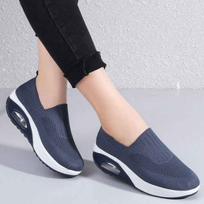 Baskets pour femmes : Comfortabele en lichte damessneakers voor dagelijks wandelen in Donkerblauw van Pantinoshop