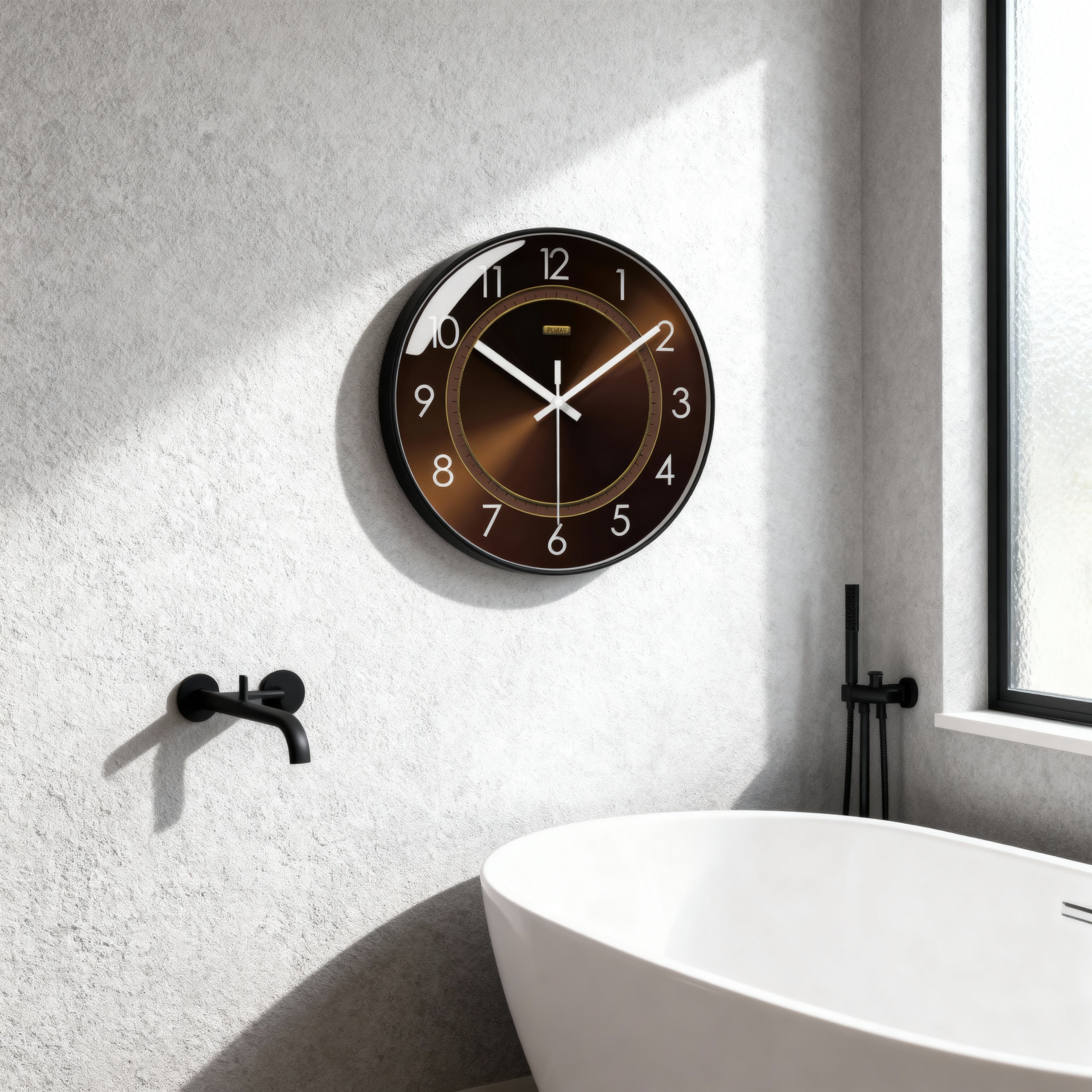 Horloges murales : Wandklok Design Glas Modern - Stijlvolle Klok voor Woonkamer & Kantoor in van Pantinoshop