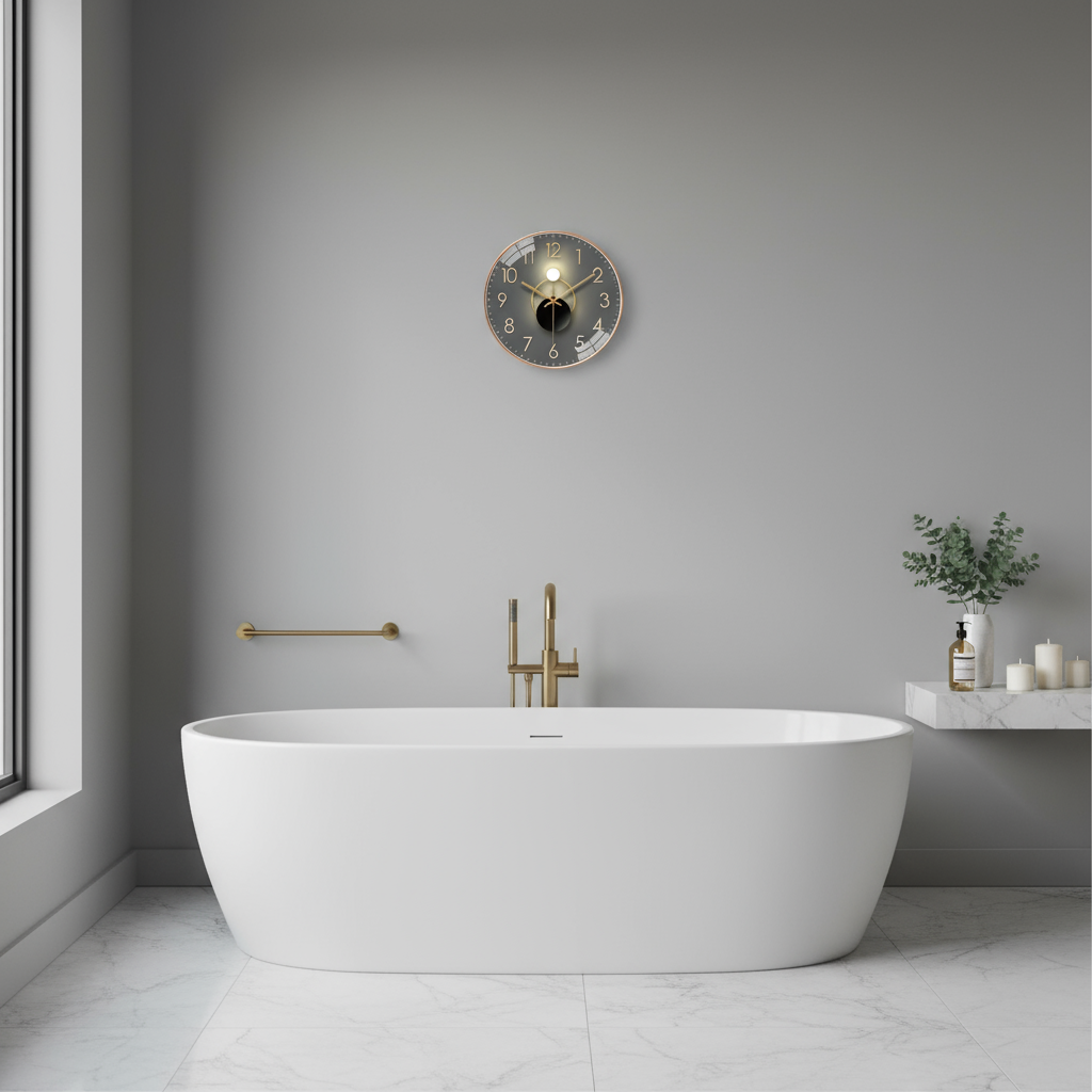 Horloges murales : Stille Wandklok met Minimalistisch Design Kwarts in van Pantino