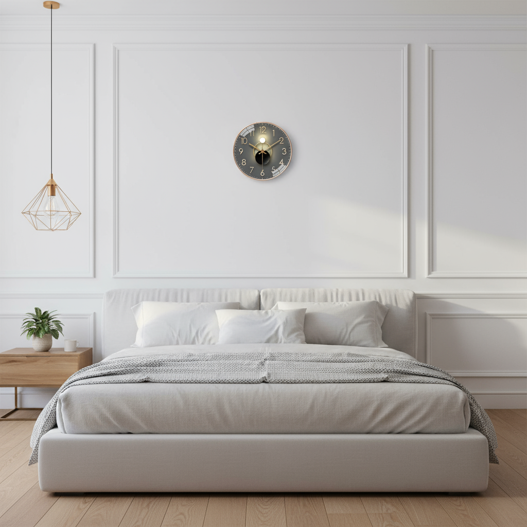 Horloges murales : Stille Wandklok met Minimalistisch Design Kwarts in van Pantino