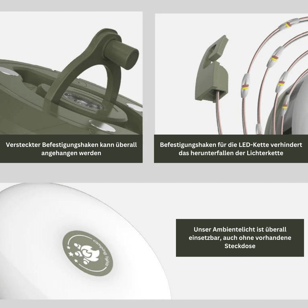 outdoor equipment : Waterdichte, Draagbare & Oplaadbare Sfeerverlichting in van Pantino