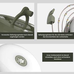 outdoor equipment : Waterdichte, Draagbare & Oplaadbare Sfeerverlichting in van Pantino